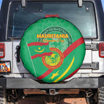 Mauritania Spare Tire Cover Happy Independence Day - African Pride