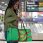 Mauritania Independence Day Travel Bag Coat Of Arms With Map