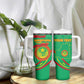 Mauritania Personalized Tumbler With Handle Happy Independence Day - African Pride