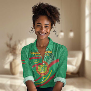Mauritania Personalized Women Casual Shirt Happy Independence Day - African Pride