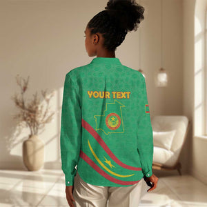Mauritania Personalized Women Casual Shirt Happy Independence Day - African Pride