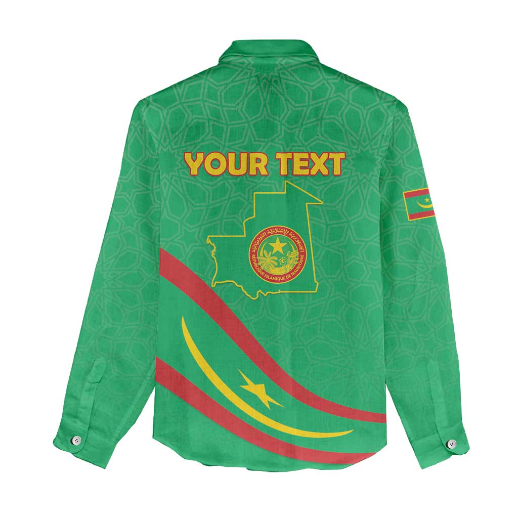 Mauritania Personalized Women Casual Shirt Happy Independence Day - African Pride