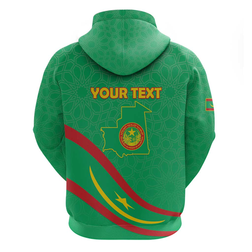 Mauritania Personalized Zip Hoodie Happy Independence Day - African Pride