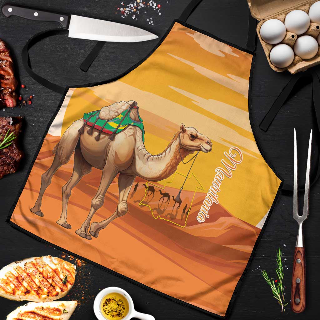 Mauritania Sahara Apron Camel With Map