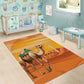 Mauritania Sahara Area Rug Camel With Map - African Pride
