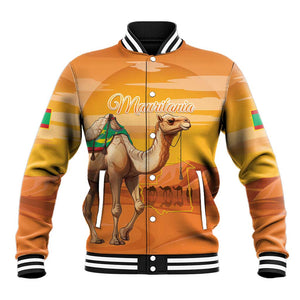 Mauritania Sahara Personalized Baseball Jacket Camel With Map - African Pride