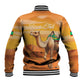 Mauritania Sahara Personalized Baseball Jacket Camel With Map - African Pride