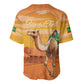 Mauritania Sahara Personalized Baseball Jersey Camel With Map - African Pride