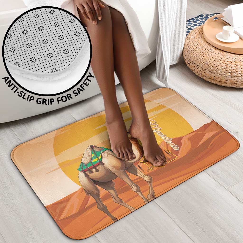 Mauritania Sahara Bathroom Set Camel With Map