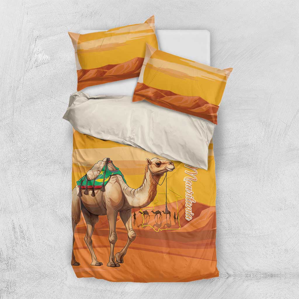 Mauritania Sahara Bedding Set Camel With Map - African Pride
