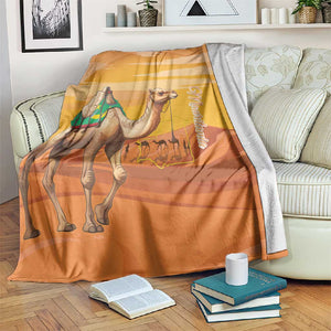Mauritania Sahara Blanket Camel With Map - African Pride