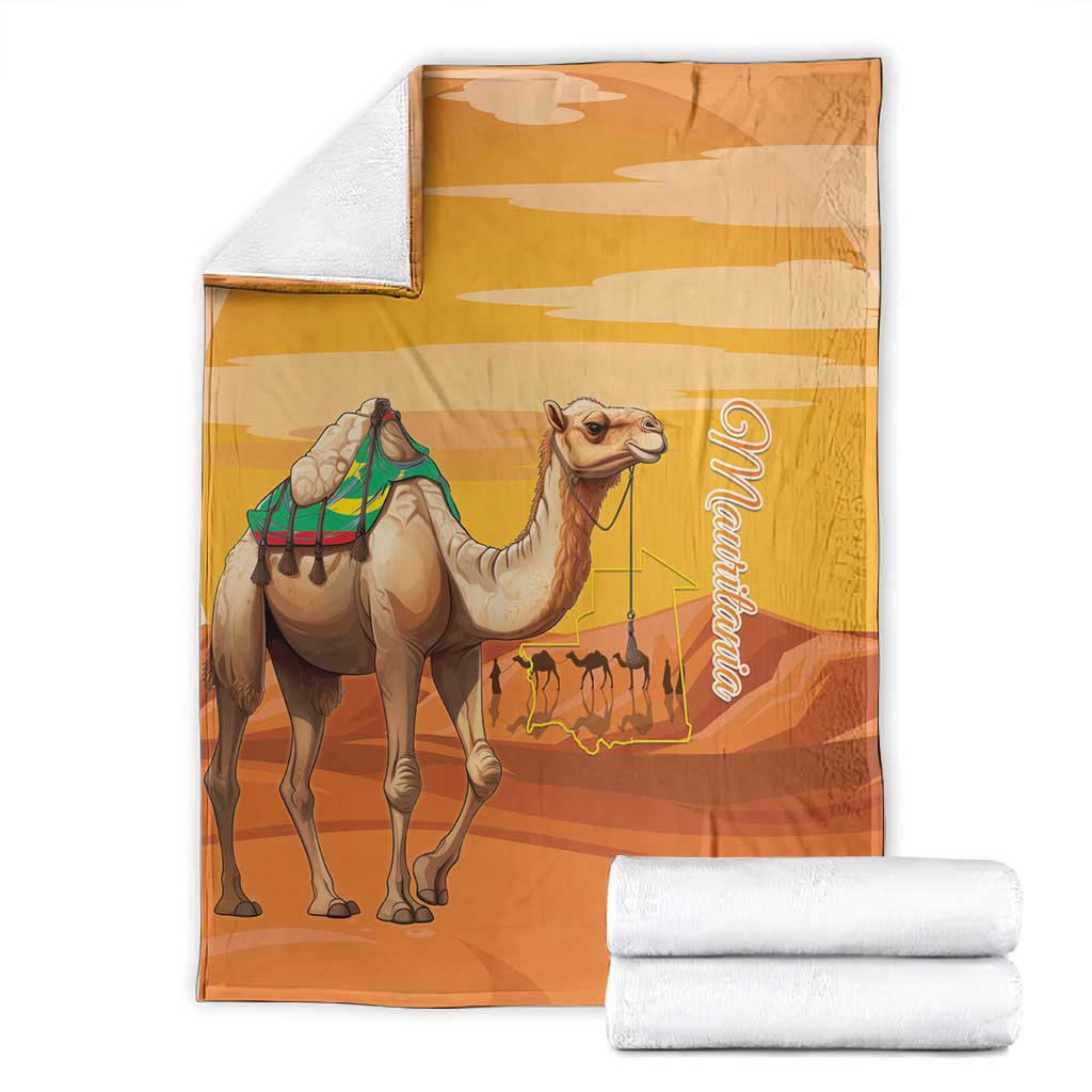Mauritania Sahara Blanket Camel With Map - African Pride