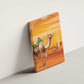 Mauritania Sahara Canvas Wall Art Camel With Map - African Pride
