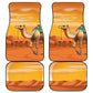 Mauritania Sahara Personalized Car Mats Camel With Map - African Pride