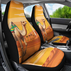 Mauritania Sahara Car Seat Cover Camel With Map - African Pride