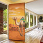 Personalized Mauritania Sahara Door Cover Camel With Map