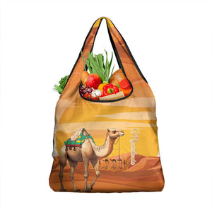 Mauritania Sahara Grocery Bag Camel With Map - African Pride