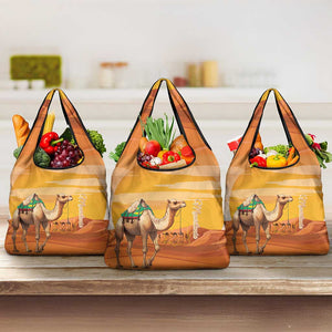 Mauritania Sahara Grocery Bag Camel With Map - African Pride
