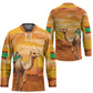 Personalized Mauritania Sahara Hockey Jersey Camel With Map
