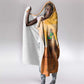 Mauritania Sahara Hooded Blanket Camel With Map - African Pride