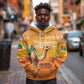 Mauritania Sahara Personalized Hoodie Camel With Map - African Pride