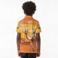 Mauritania Sahara Personalized Kid Polo Shirt Camel With Map - African Pride