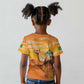 Mauritania Sahara Personalized Kid T shirt Camel With Map - African Pride