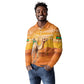 Mauritania Sahara Personalized Long Sleeve Polo Shirt Camel With Map - African Pride