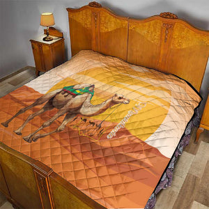 Mauritania Sahara Quilt Camel With Map - African Pride