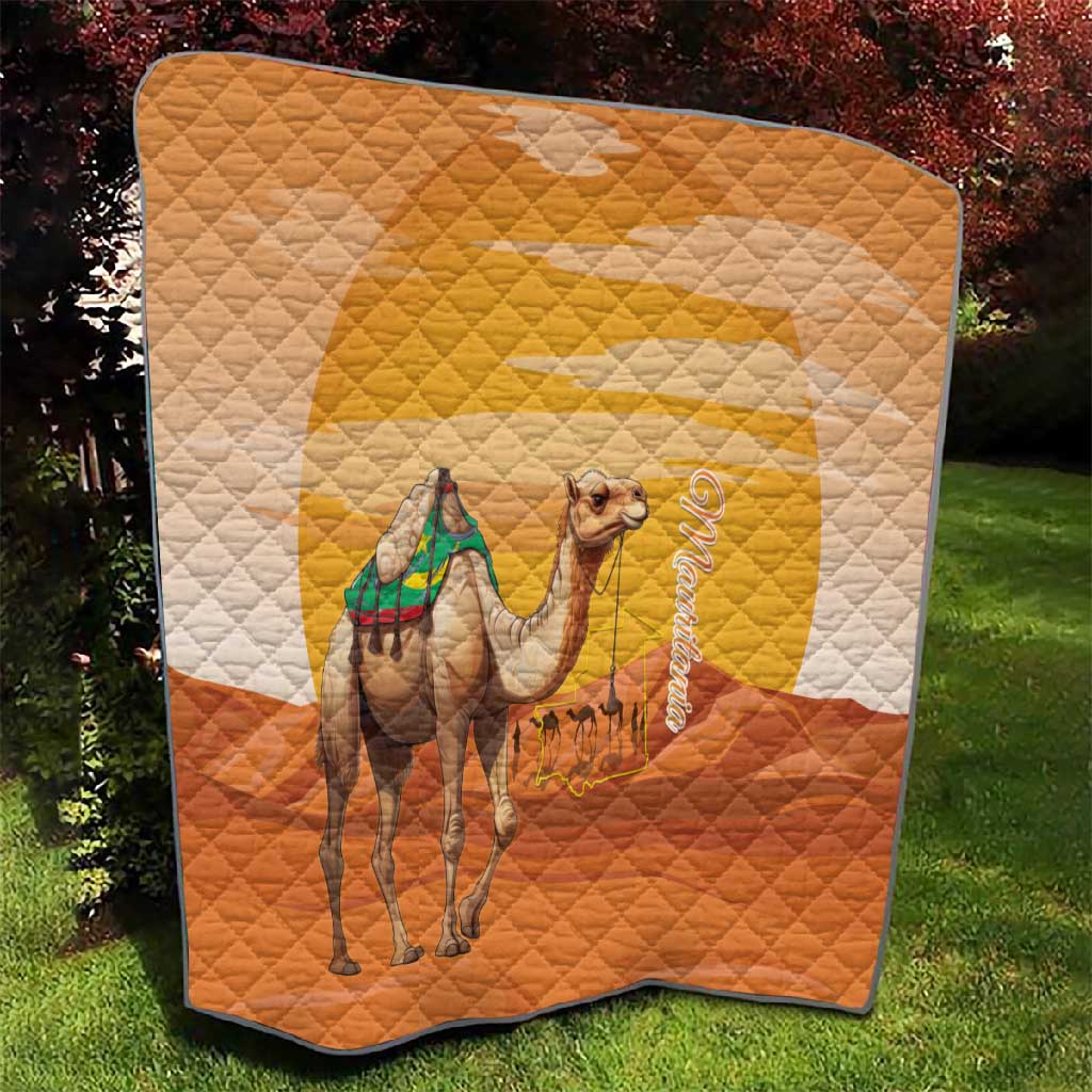 Mauritania Sahara Quilt Camel With Map - African Pride