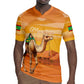Mauritania Sahara Personalized Rugby Jersey Camel With Map - African Pride
