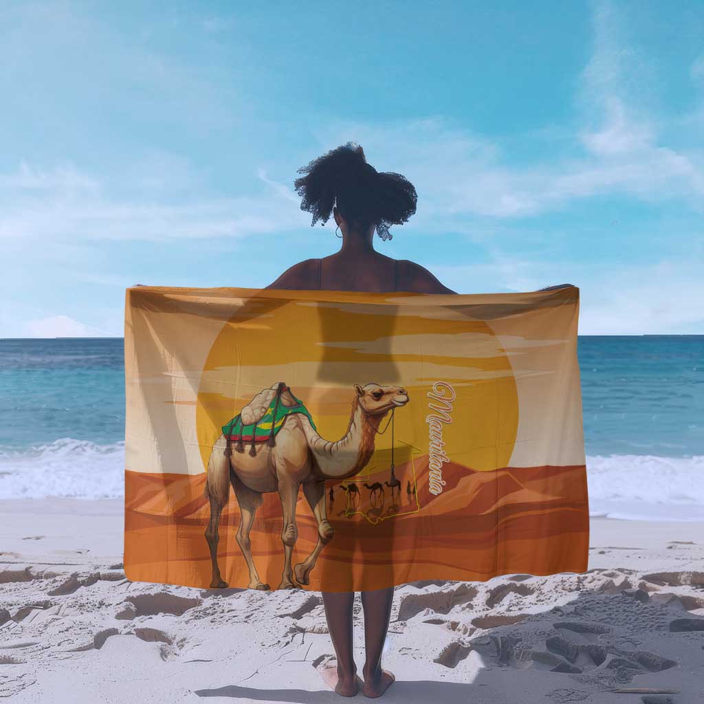 Mauritania Sahara Sarong Camel With Map - African Pride