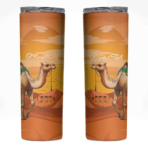 Mauritania Sahara Personalized Skinny Tumbler Camel With Map - African Pride