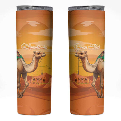 Mauritania Sahara Personalized Skinny Tumbler Camel With Map - African Pride