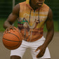 Mauritania Sahara Personalized Sleeveless Zip Hoodie Camel With Map - African Pride