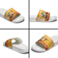 Mauritania Sahara Slide Sandals Camel With Map