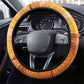 Mauritania Sahara Steering Wheel Cover Camel With Map - African Pride