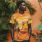 Mauritania Sahara Personalized T shirt Camel With Map - African Pride