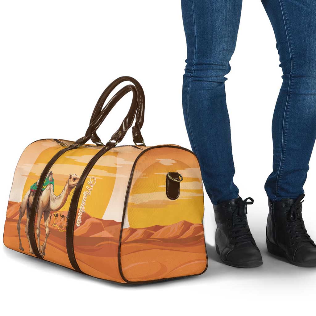 Mauritania Sahara Travel Bag Camel With Map