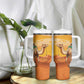 Mauritania Sahara Personalized Tumbler With Handle Camel With Map - African Pride