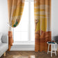 Mauritania Sahara Window Curtain Camel With Map - African Pride