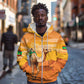 Mauritania Sahara Personalized Zip Hoodie Camel With Map - African Pride