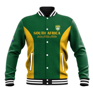 South Africa Hockey Custom Baseball Jacket Come On Ama Stokke Stokke - African Pride