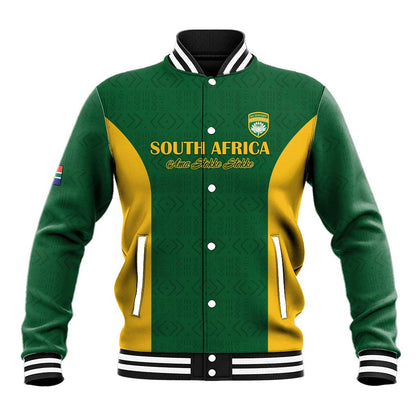 South Africa Hockey Custom Baseball Jacket Come On Ama Stokke Stokke - African Pride