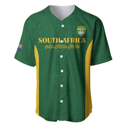 South Africa Hockey Custom Baseball Jersey Come On Ama Stokke Stokke - African Pride