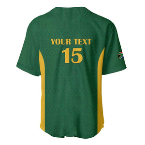 South Africa Hockey Custom Baseball Jersey Come On Ama Stokke Stokke - African Pride