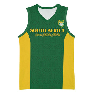 South Africa Hockey Custom Basketball Jersey Come On Ama Stokke Stokke - African Pride