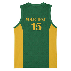 South Africa Hockey Custom Basketball Jersey Come On Ama Stokke Stokke - African Pride
