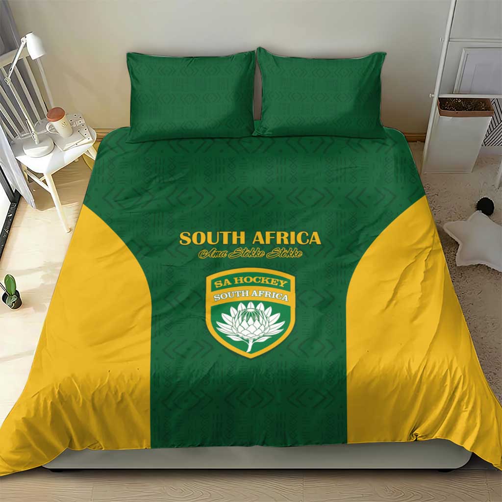 South Africa Hockey Bedding Set Come On Ama Stokke Stokke - African Pride
