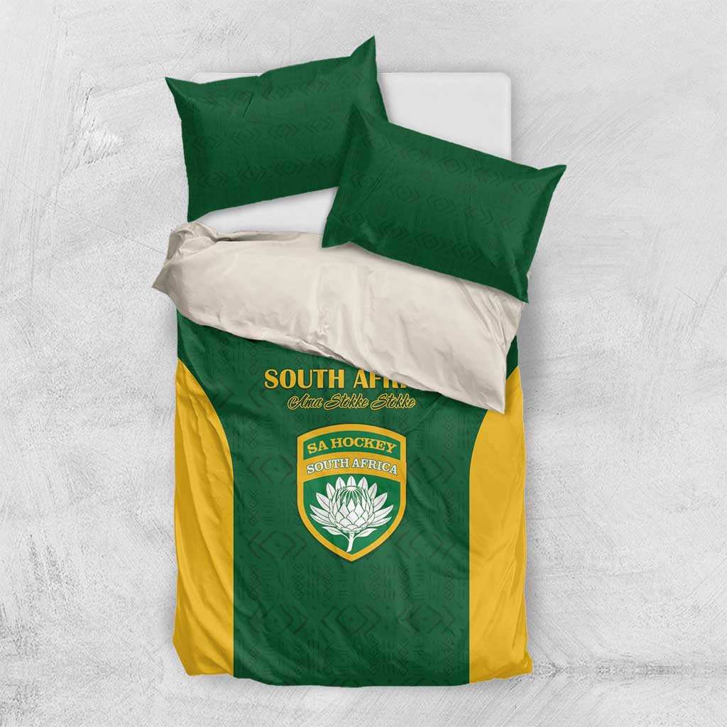 South Africa Hockey Bedding Set Come On Ama Stokke Stokke - African Pride